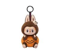 POP MART Happy Halloween Party Series - Pendentif en peluche en vinyle en forme de citrouille assise, 15 cm de hauteur, jouets pour décoration d'intérieur moderne, ensemble de jouets à collectionner