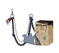 POP MART Hirono Echo Series - Chaîne avec pendentif 1 boîte de 6,3 cm, personnage articulé, cadeau de qualité supérieure pour femme, figurine d'art chic préféré des fans