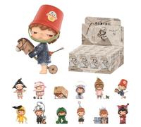 POP MART Hirono Echo Series Ensemble complet de figurines articulées de 6,3 cm - Cadeau de qualité supérieure pour femme - Jouet d'art chic préféré des fans