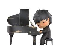 POP MART Hirono The Pianist Figure Pop d’Action Figurines Anime de Jouet Figure à Collectionner Cadeaux Créatifs 1PC