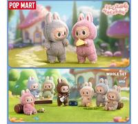 POP MART LABUBU V1 les monstres passionnant Macaron vinyle visage Surprise boîte mystère boîte aveugle jouets Kawaii Anime figurine cadeau Random 1pcs