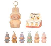 POP MART Les Monstres - Asseyez-vous Peluche Vinyle Boîte Aveugle, 6PCS Les Monstres Boîte Aveugle Figurines, Design Aléatoire Figurines d'Action Jouets de Collection Décorations de la Maison, Cadeaux