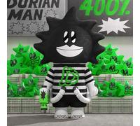 POP MART Mega Space Molly 400% Lala Company-Durian Man Pop d’Action Figurines Anime de Jouet Figure à Collectionner Cadeaux Créatifs 1PC