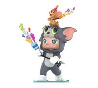 POP MART Molly × Tom & Jerry Figurine Pop d’Action Figurines Anime de Jouet Figure à Collectionner Cadeaux Créatifs 1PC