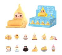 POP MART PUCKY Egg Beanie Series Figures Pop d’Action Figurines Anime de Jouet Figure à Collectionner Cadeaux Créatifs Whole Set