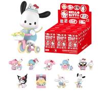 POP MART Sanrio Personnages Hello Kitty 50th Anniversary Series Ensemble complet de figurines design haut de gamme cadeaux pour femmes préférées des fans de collection Chic Art Toy Figurine d'action