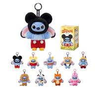 POP MART Stitch Adventure Series - Pendentif en vinyle en peluche - Figurines Disney classiques - Jouets de collection au design aléatoire pour décoration d'intérieur, cadeaux d'anniversaire pour