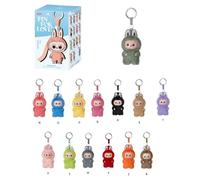 POP MART Pendentif en peluche série The Monster Pin for Love (N-Z) Popmart Mini Labubu Rabubu 4.0 Love Mini Love Porte-clés en ligne Jouet Love Body Cadeau