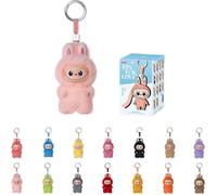 Pop Mart The Monsters Pin for Love Series Boîte Aveugle en Vinyle (N-Z), Jouets de Collection Labubu,