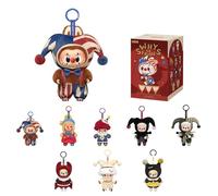 POP MART WHY SO SERIOUS Series Boîte aveugle en peluche avec pendentif en forme de poupée à collectionner, cadeau d'anniversaire pour filles et garçons, boîte unique