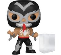 POP Marvel : Luchadores - El Venenoide Venom Funko Figurine en vinyle (livrée avec étui de protection compatible), multicolore, 9,5 cm