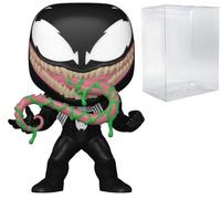 POP Marvel : Venom with Ooze Figurine Funko en vinyle phosphorescente (livrée avec étui de protection compatible), multicolore, 9,5 cm