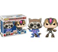 Pop Marvel vs. Capcom : Rocket vs. Mega Man X Vinyl Bobble-Head 2-pack