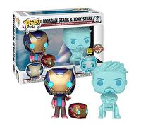 Pop! Morgan & Tony Stark Glows in The Dark 2 Pack Special Edition