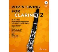 Pop 'n' Swing For Clarinet: 10 Pop-Hits in Swing Arrangements. Vol. 2. 1-2 clarinets.