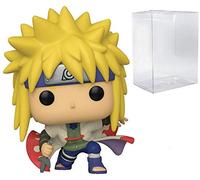 POP Naruto Shippuden - Minato Namikaze Funko Figurine en vinyle (livrée avec étui de protection compatible) Multicolore 9,5 cm