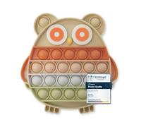 Pop on It Jouet aux Couleurs Pastel | Bubble Fidget Toys Imperméables pour Enfants | Jouet Sensoriel en Silicone de Haute Qualité (Hibou - sans BPA)