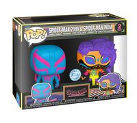POP pack 2 figurines Spider-Man - Spider-Man 2099 et Spider-Man India Exclusive