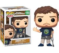 POP! Parks and Recreation 1155 Andy with Leg Casts Exclusive + Protection Case