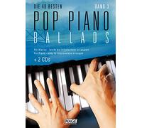 Pop Piano Ballads 3 – 2 CD – 40 titres – arrangées faciles à moyennes