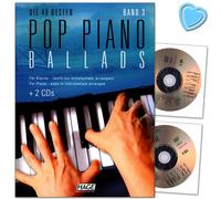 Pop Piano Ballads Band 3-40 besten Ballads leicht bis mittelschwer arran (Relié)