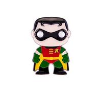 Funko Pop! Pin's géant Robin (DC Super Heroes 02) – Broche émaillée 10 cm avec stand – Premium