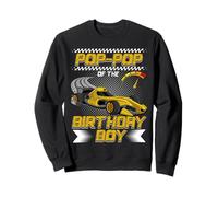 Pop-Pop of The Birthday Boy Race Car Party Family Matching Sweatshirt