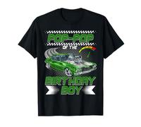Pop-Pop of The Birthday Boy Race Car Party Family Matching T-Shirt