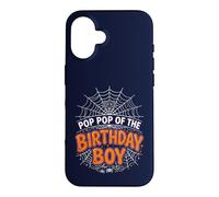 Pop Pop of The Boy T-Shirt d'anniversaire Motif Toile d'araignée Coque pour iPhone 16