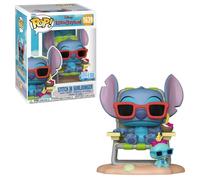 Funko Figurine Pop Stitch Lounger (Lilo et Stitch) Premium n°1639 – Exclusivité Fnac