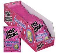 Pop Rocks Bubble Gum - Lot de 24 Sachets de 10,5 g