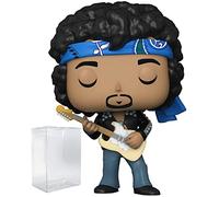 POP Rocks: Jimi Hendrix (Live in Maui Jacket) Funko Figurine en vinyle (livrée avec étui de protection compatible), multicolore, 9,5 cm