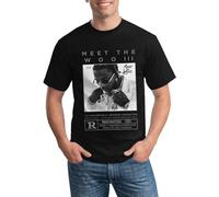 Pop Smoke Meet The Woo Fashion Celebrity Summer Unisex 100% Cotton Short-Sleeve T-Shirts Black XL