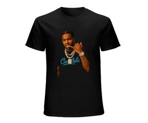 Pop Smoke Rapper Mens T-Shirt Fashion Casual Unisex Black Tee XL