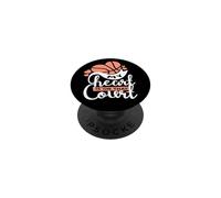 Pop Socket for Basketball Lovers - My Heart is on That Court PopSockets PopGrip Adhésif