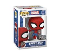 Funko Spider-man &buddy! Movies Vinyl Figures Spidey With Sandwichdog Figure 9 Cm Rouge