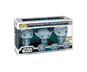 POP Star Wars: Across The Galaxy - Force Ghost 3 Limited Рack, Anakin, Yoda, OBI-Wan