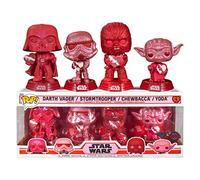 Pop Star Wars : Valentines- 4PK (DGLT) - Figurine en Vinyle à Collectionner - Idée Cadeau - Marchandise Officielle - Jouets pour Enfants et Adultes - Fans de cinéma
