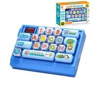 Pop Style Clavier Mécanique Sensoriel avec Son, Lumière et Effets Sonores | Quick Push Pour Fêtes d'Anniversaire Filles Garçons Bleu
