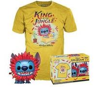Funko T-shirt Pop! Stitch Costume – Simba – XL – avec figurine en vinyle – Homme