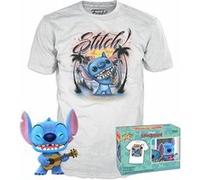 Disney - Pop N° Xxx - Ukelele Stitch (Flocked) +T-Shirt (M)