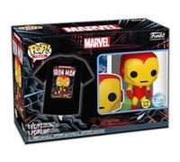 Pop&tee - Marvel - Holiday Iron Man (gw) Taille M