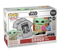 Pop! & Tee - Star Wars - Grogu W/cookie - Taille S