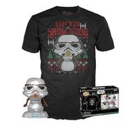 FUNKO &AMP; TEE: STAR WARS-HOLIDAY STORMTROOPER (METALLIC)-L G
