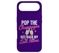 Pop The Champagne Got Back My Last Name Divorce Celebration Coque pour iPhone Air