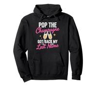 Pop The Champagne Got Back My Last Name Divorce Celebration Sweat à Capuche