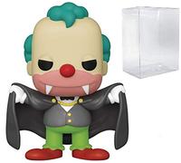 POP The Simpsons : Treehouse of Horror - Vampire Krusty Funko Pop ! Figurine en vinyle (livrée avec étui de protection compatible), multicolore, 9,5 cm