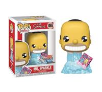 Pop ! TV : The Simpsons Figurine en Vinyle Exclusive Mr. Sparkle (Diamond Glitter)