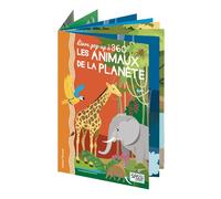 Pop-up 360 - Les animaux de la planète 5 ans livre pop-up à 360° - Valentina Manuzzato - Sassi - relié - Document jeunesse dès 3 ans