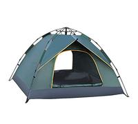 Pop Up Beach Tent Sun Shelter Portable Lightweight Instant Tent Pop Up Tent for 2 to 3 Person Automatic Opening Hydraulic Tent for Family Trip, Hiking, Picnic and Party (Green Single Layer Tent for 2